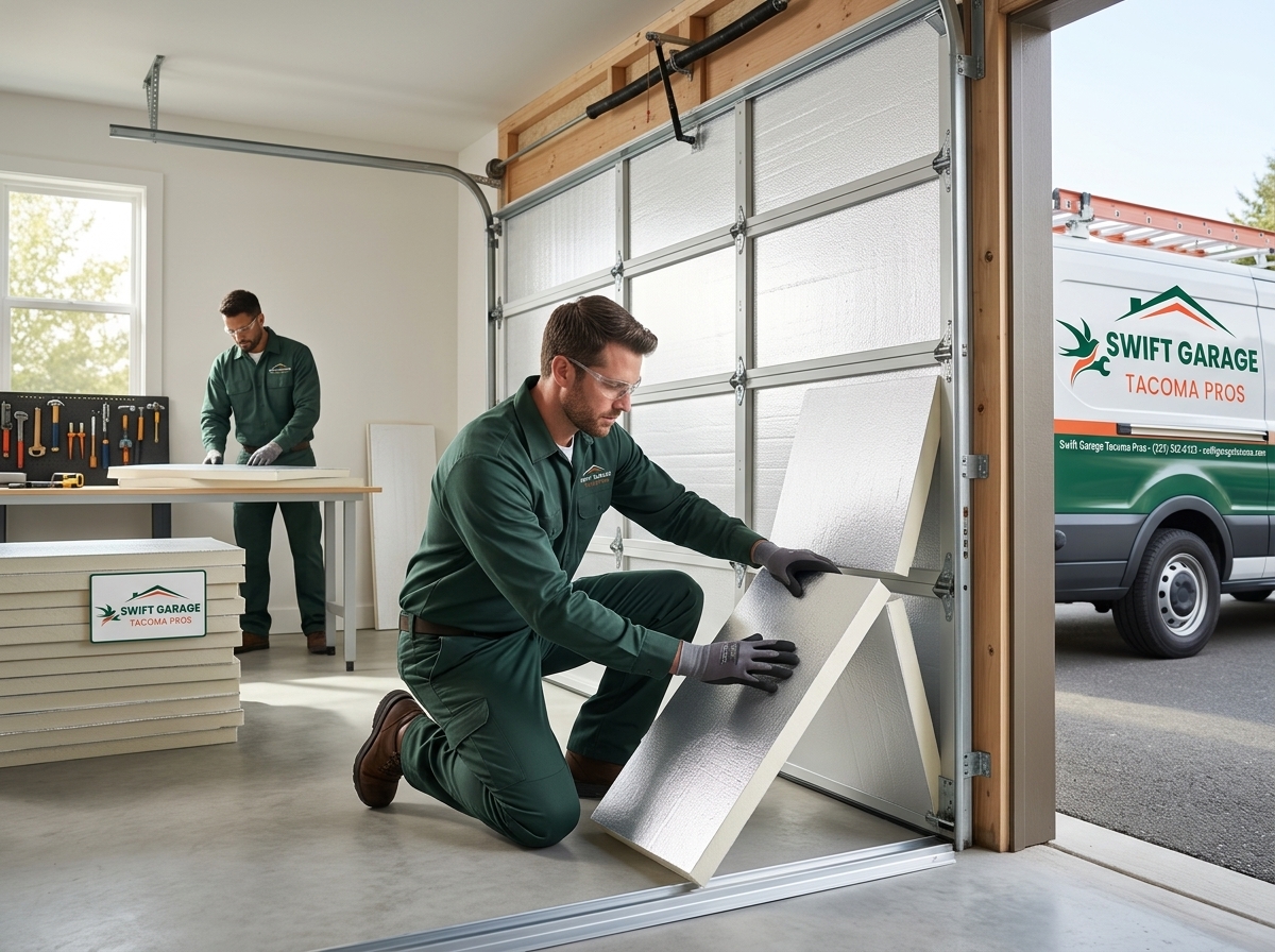 Insulated Garage Door Installation in Tacoma