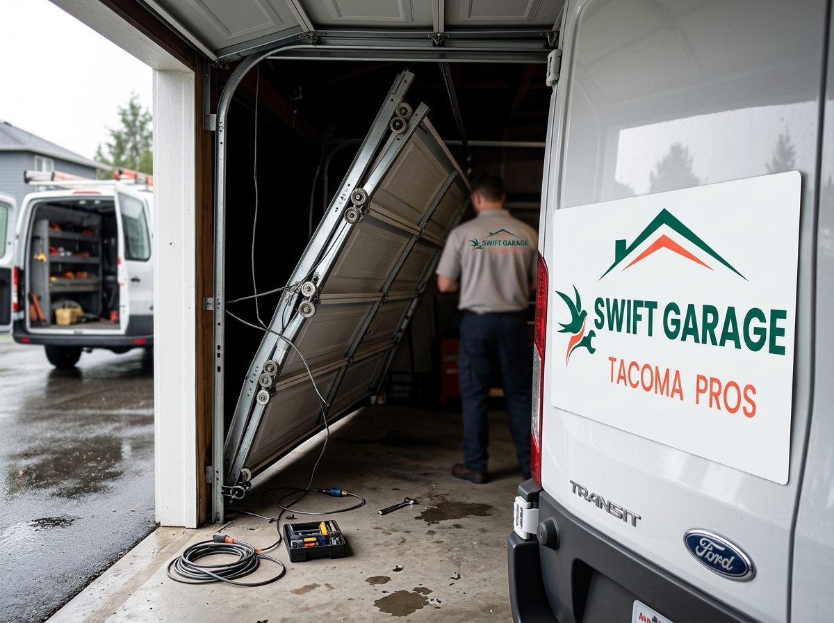 Off Track Garage Door Repair in Tacoma