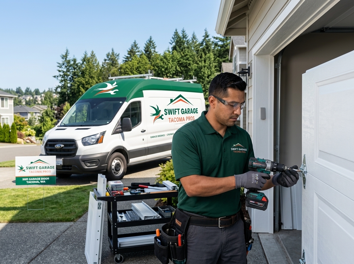 Garage Door Panel Replacement in Tacoma